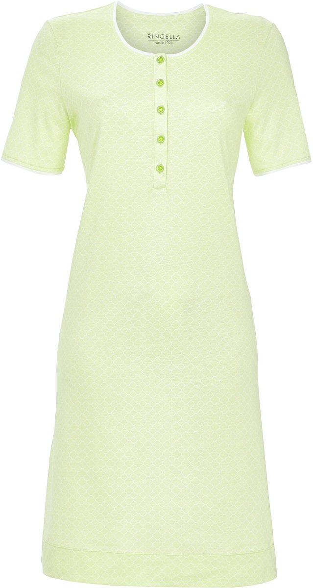 Ringella Minimalistisch groen nachthemd Ringella - Groen - Maat - 38
