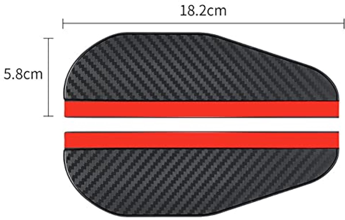 2 Paar Universele Auto Achteruitkijkspiegel Regen Cover Side Spiegel Zonneklep Side Spiegel Regen Cover Auto Accessoires Houden De Lijn Van Het Zicht Clear