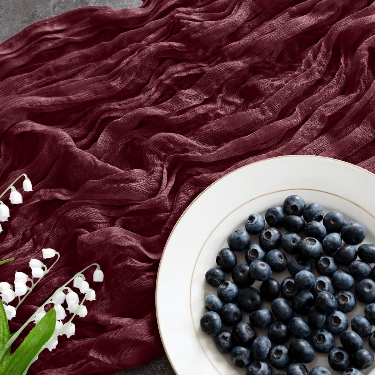 Boho Kaasdoek Tafelloper 300x90 CM voor Feesten en Decoratie