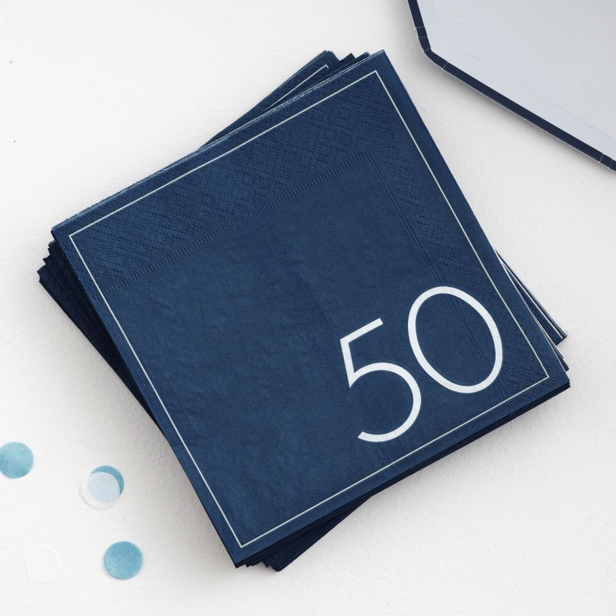 ‘50' Navy - 16 stuks
