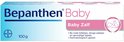 Bepanthen Baby Zalf doos met blauwe en roze accenten, 100g.