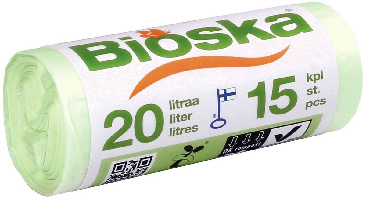 Bioska Afvalzakken 20 liter 15 stuks