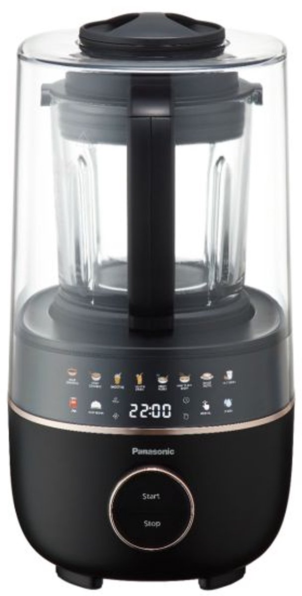 Panasonic Cooking Blender MX-HG4401KXE - Soepmaker & Blender - 1,2L Glazen Kan - 800W - Zwart van Panasonic — afbeelding 4