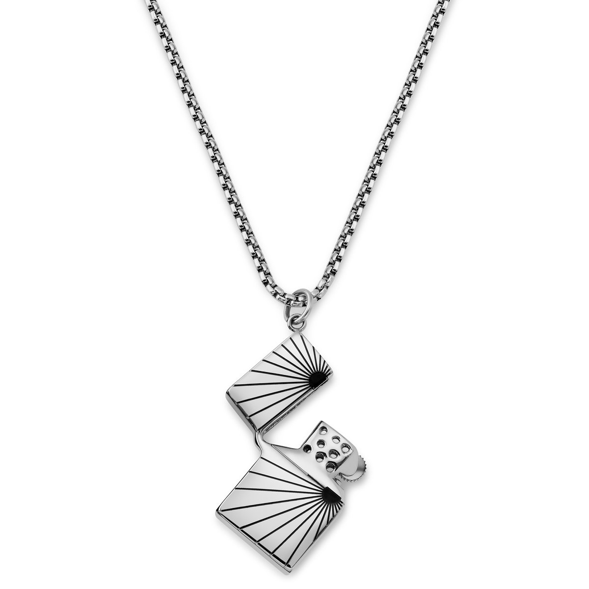 Egan | Zilverkleurige Aansteker ketting