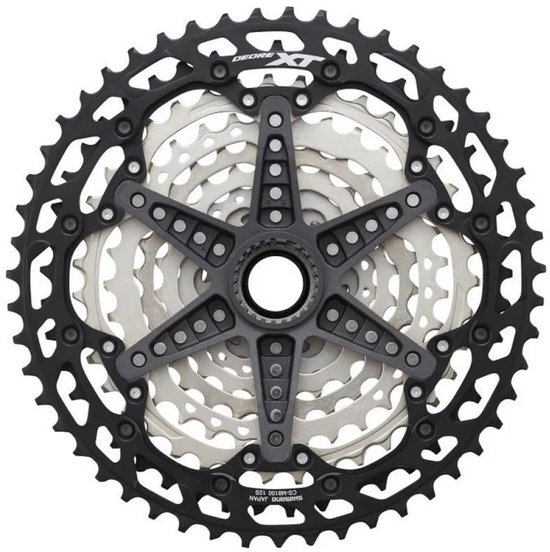 Cassette 12 speed Shimano Deore XT CS-M8100 10-51T van Shimano — afbeelding 2