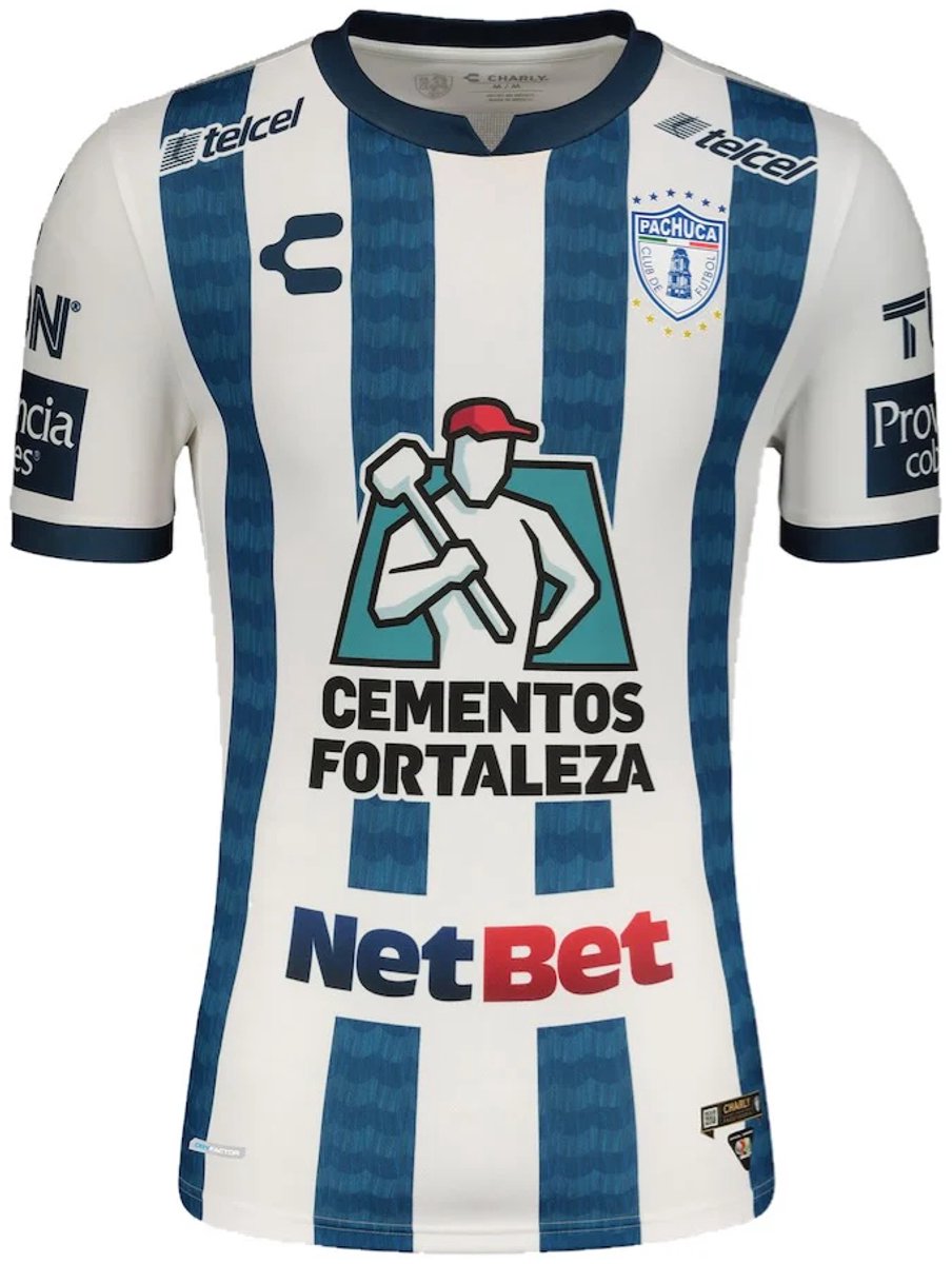 Pachuca Thuisshirt 2022 - Mexico Voetbalshirt - Pachuca Tuzos - Maat XS - Charly - Globalsoccershop