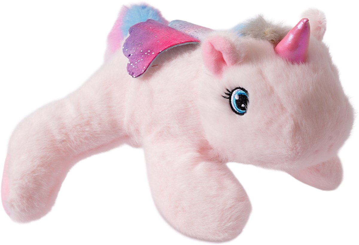 Speelgoedtopdeals - Knuffel Eenhoorn Roos 17 cm - Unicorn - Roze