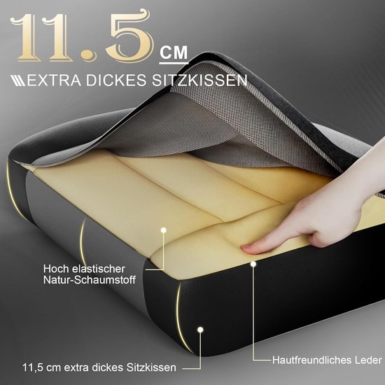 Ergonomische Gamingstoel met Voetensteun voor Urenlang Comfort — afbeelding 5