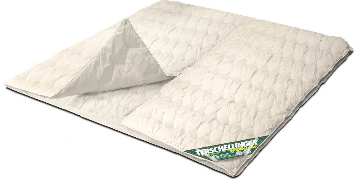 Terschellinger | Luxe 4-Seizoenen Partnerdekbed 100% IWS Zuiver Scheer wollen Dekbed| Zomer én winterdekbed| All-Season | Dubbeldeelbaar 200x220 cm (Extra Lang)