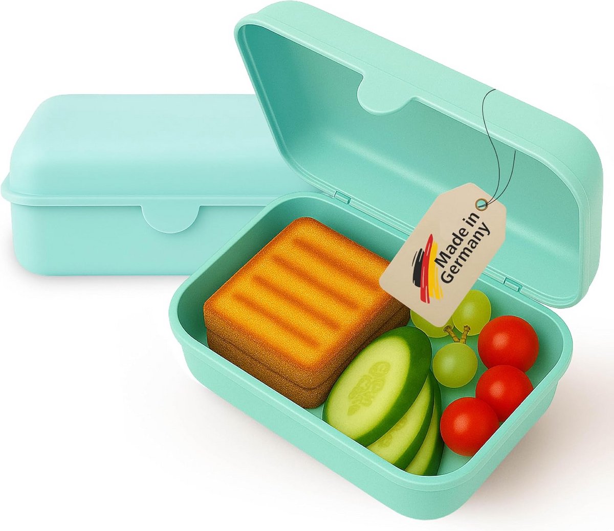 Set van 2 Robuuste Lunchboxen - BPA-vrij, Magnetron & Vaatwasmachinebestendig
