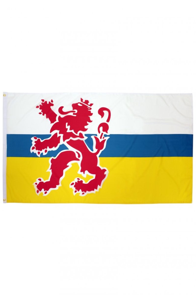 Vlag Limburg met leeuw