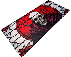 Muismat xxl - Crimson Reaper - Gaming - 900 x 400 x 3 mm - Antislip