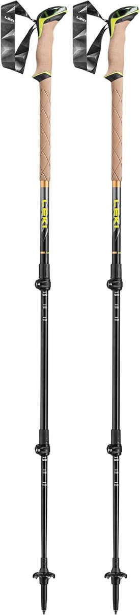 Trekkingstokken Aluminium Verstelbaar - Lichtgewicht en Stevig - 110-145 cm