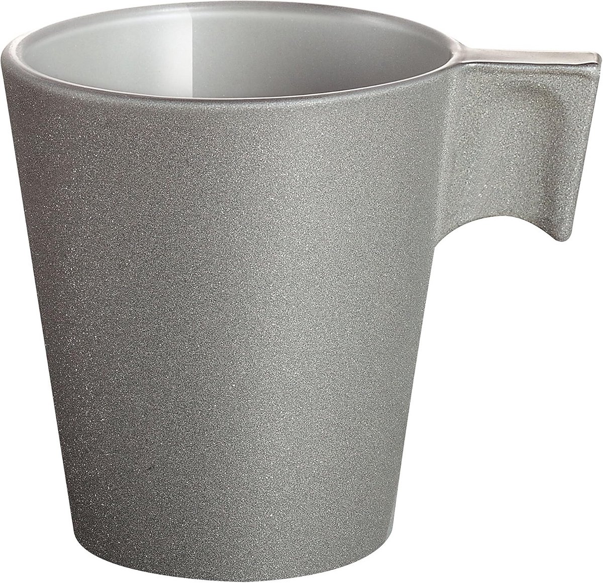 Grote Grijze Stenen Mok 80 ml - Schrijfbaar Keramiek Koffiemok