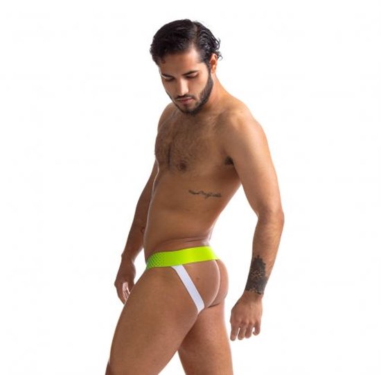 Maillot Sport Fucker - Jockstrap - Vert/ Wit XL