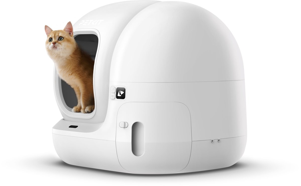 PETKIT - Pura Max 2 Basic - Automatische kattenbak - incl mat, geur verwijderaar en 2 vuilniszakken - geruisloos (35 dB) - Meerdere katten - App control - Dierengezondheid thumbnail 2