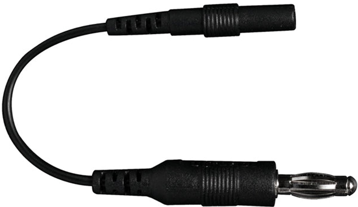 Dungeon Lab - 2 mm vrouwelijke banaanstekker naar 4 mm pin