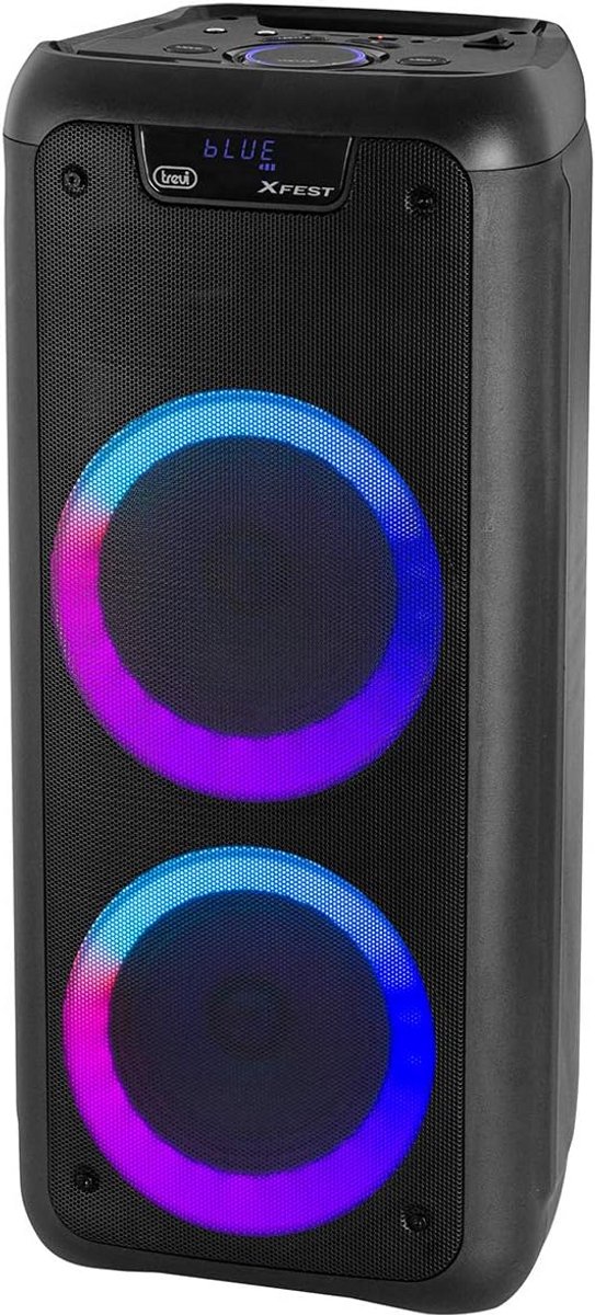 Draagbare Bluetooth Speaker met Discolicht, Microfoon-ingangen en MP3 Speler