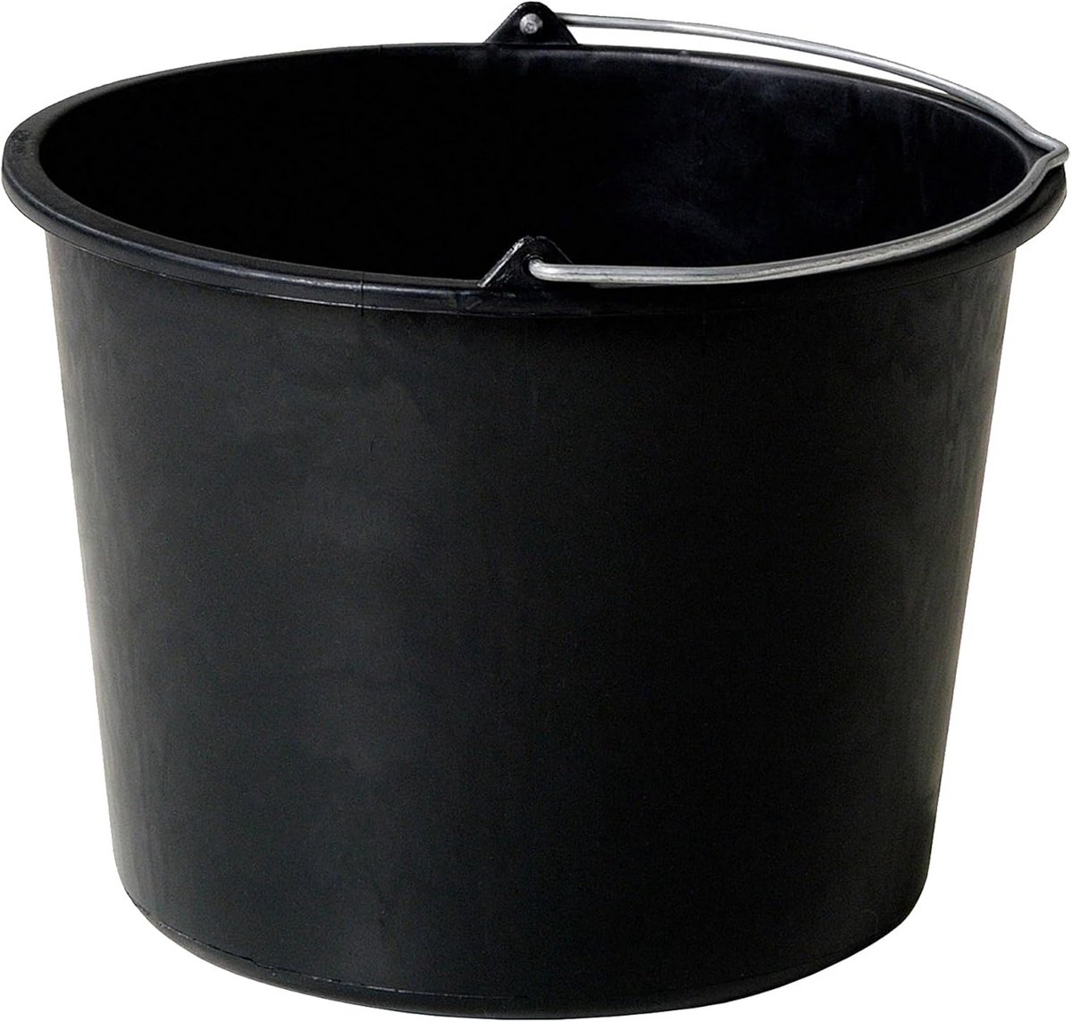 2x Stevige Bouwemmer 20 Liter met Hendel en Maataanduiding - Ideaal voor Bouw, Tuin en Beton