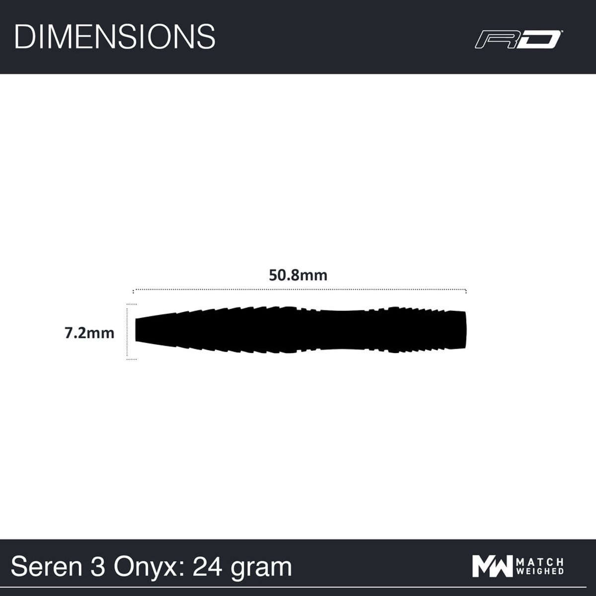 Red Dragon Seren Onyx 3 90% - Dartpijlen