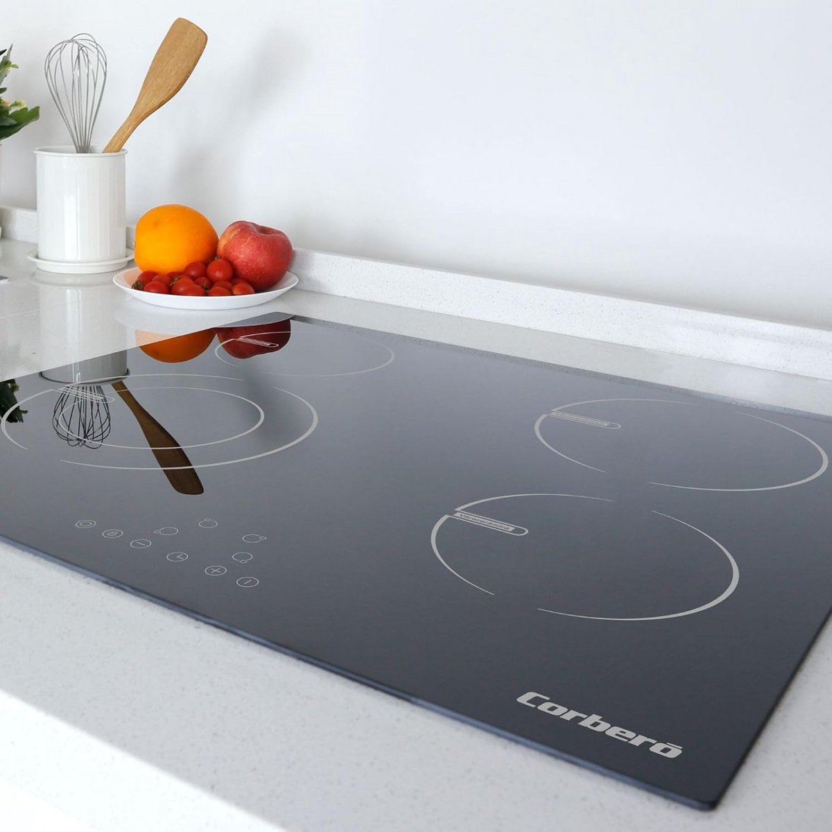 Keramische Kookplaat met 4 Zones, Touchbediening en Timer