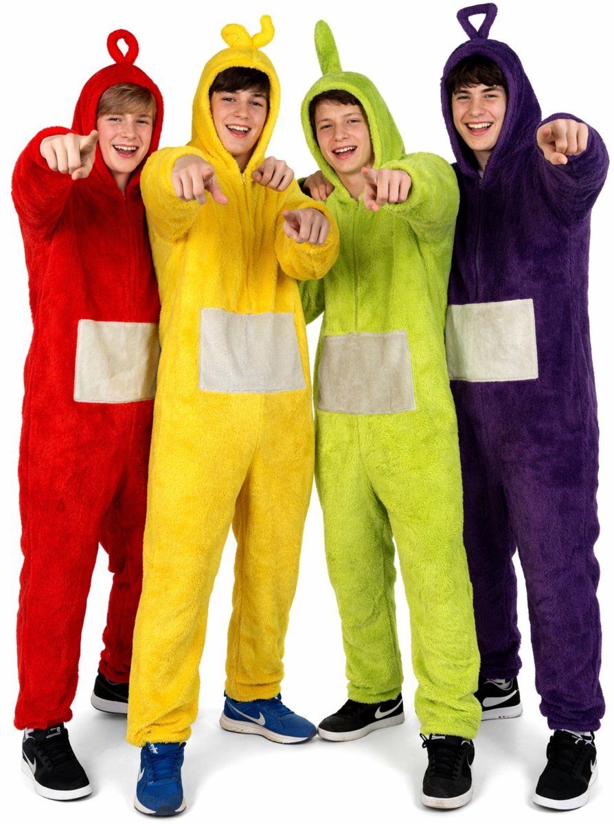 Carnavalskleding - Onesie - Paars - S - cm - Kostuum - Jongens & Meisjes - Verkleed als Kinderfiguren - Kinderen & Volwassenen — afbeelding 2