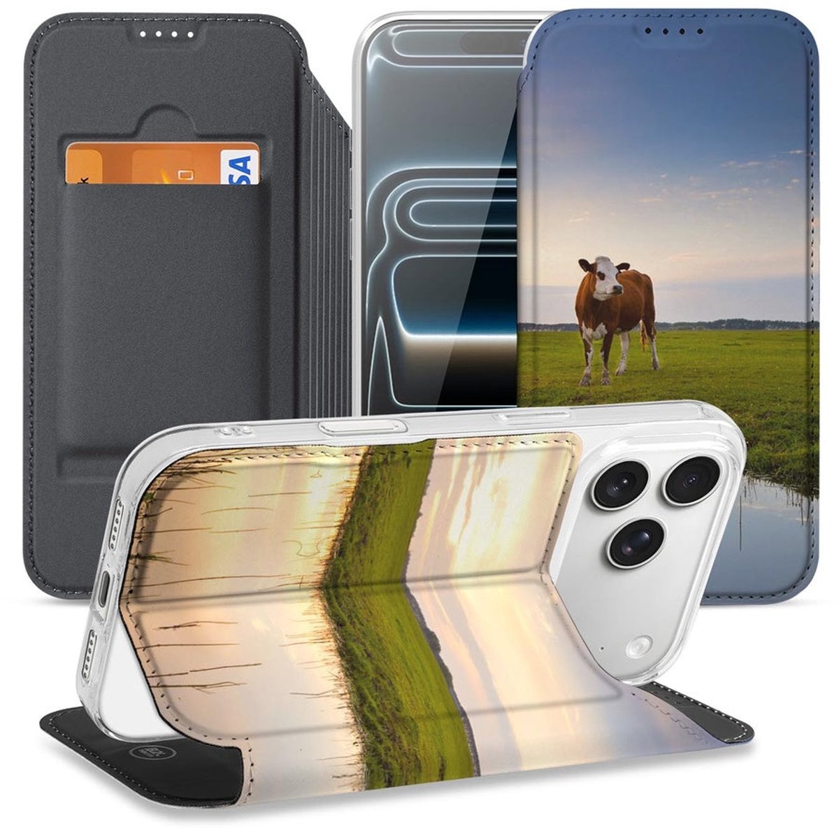 Book Wallet Case Apple iPhone 17 Pro Koe