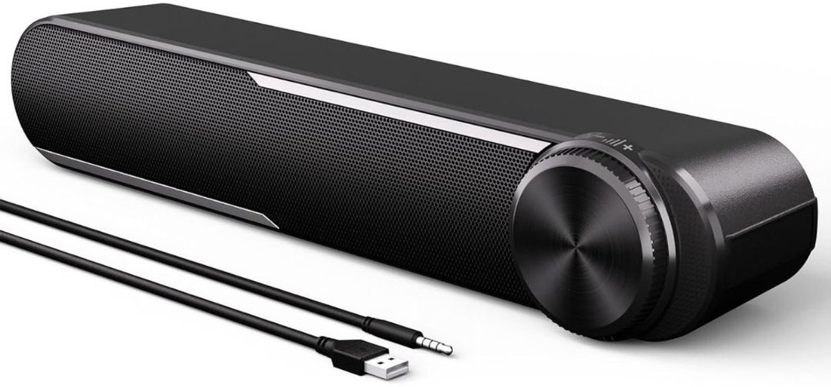 NBAP® Soundbar PC - Speaker Computer - Plug & Play - 10W - Zwart