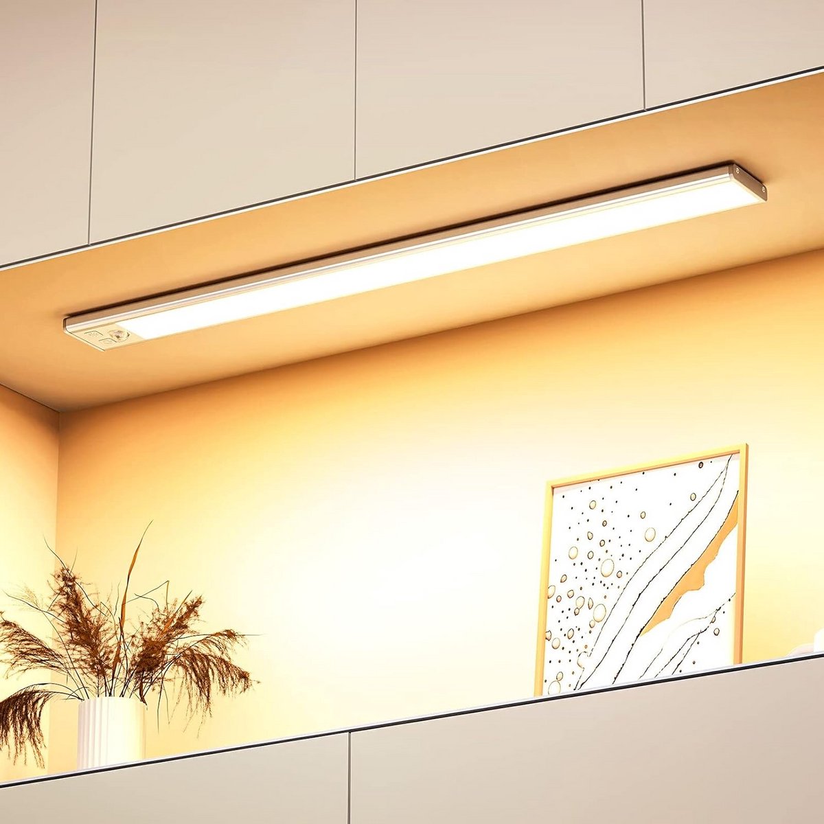 Oplaadbare Draadloze LED Strip met Bewegingsmelder - Dimbaar Kastverlichting 41cm