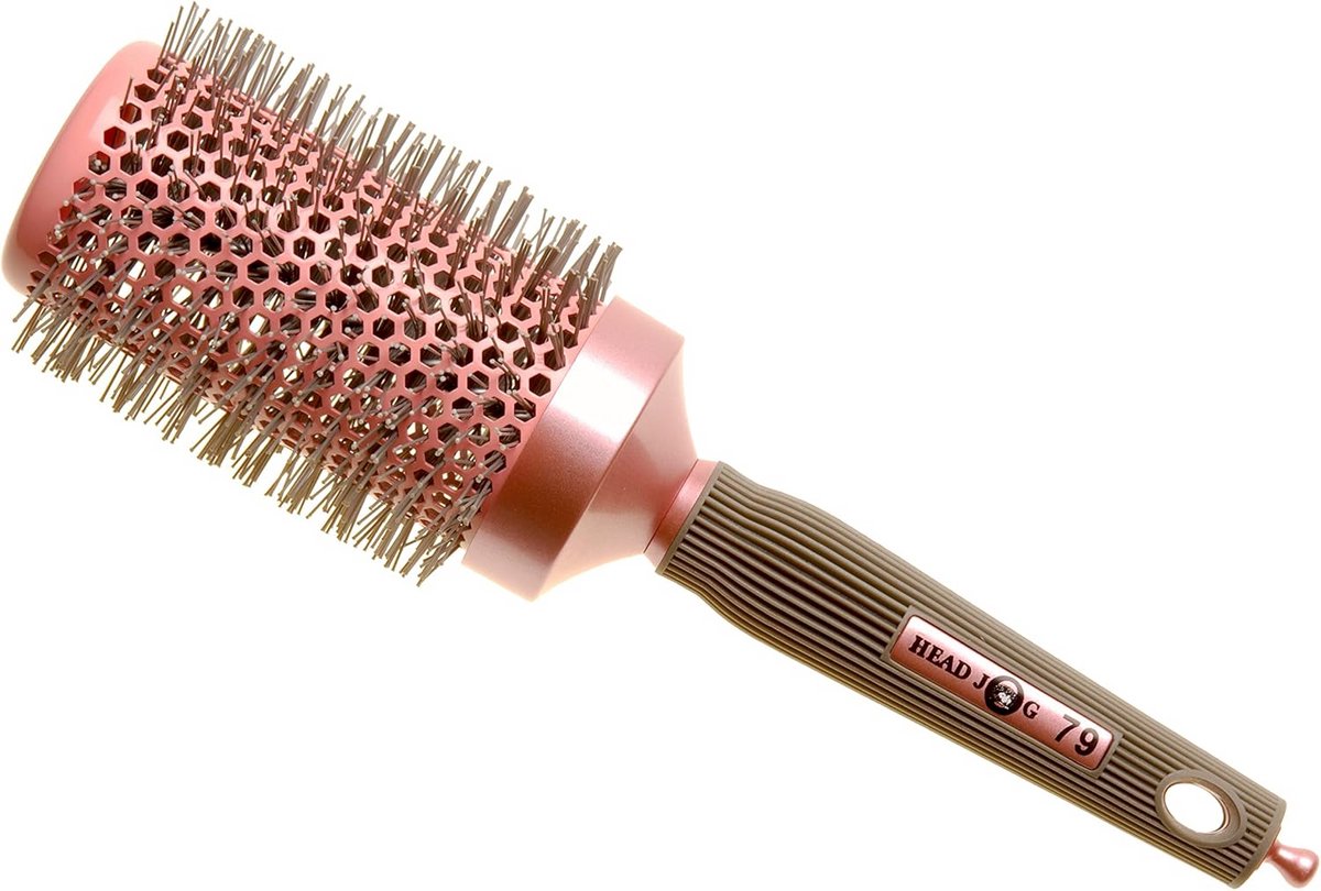 Keramische Ronde Borstel Roze 50mm - Voor Föhnstyling, Volume en Glans