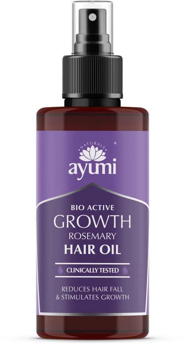 Ayumi Rosemary Hair Growth Oil - haarolie - natuurlijk - biologisch - vegan - haarverbetering - alle haartypen