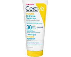 CeraVe Onzichtbare Hydraterende Zonnebrandcrème SPF30 - Met 3 Essentiële Ceramiden - Geschikt voor Alle Huidtypes - 75ml