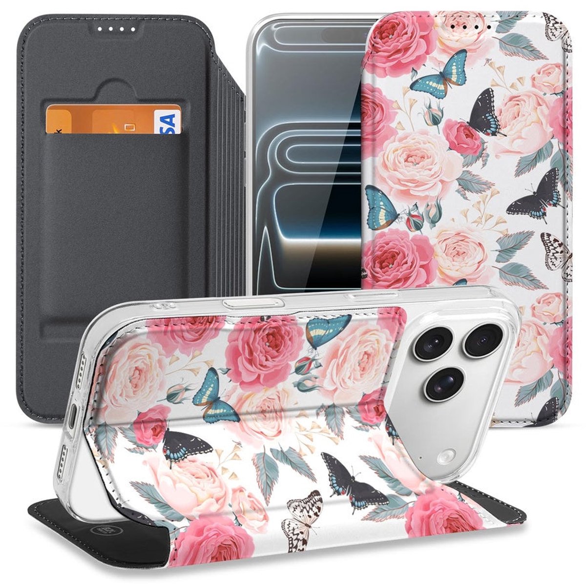 Apple iPhone 17 Pro Max Butterfly Roses