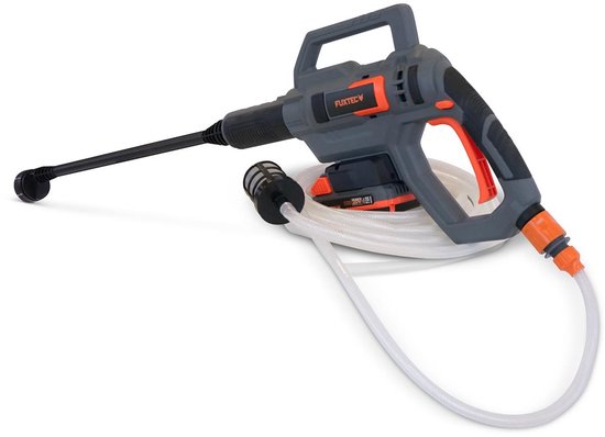 FUXTEC hogedrukreiniger accu 20V - set met batterij (2Ah) en lader (1A) & accessoires van FUXTEC — afbeelding 3
