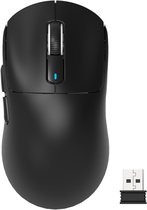 ATTACK SHARK Draadloze Gaming Muis - Wired/2.4G/BT5.4 - Lichtgewicht 49G - PAW3395 - 26000DPI - Zwart