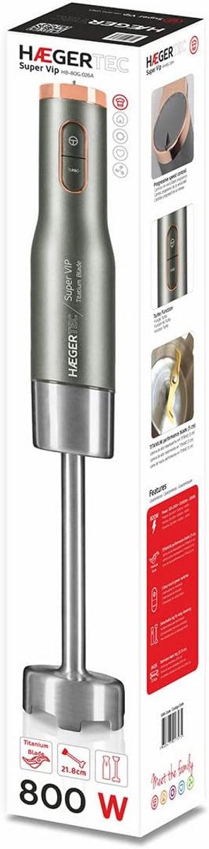 Krachtige Staafmixer 800W met Europese Stekker