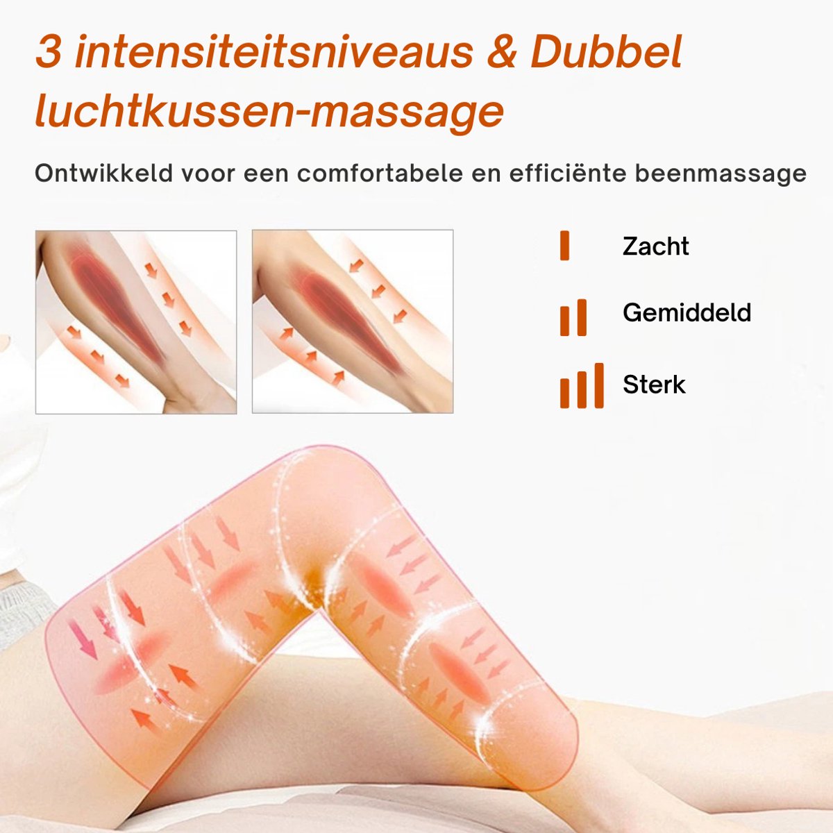 Beenmassage Draadloos Massageapparaat voor Kuit en Been - afbeelding 3