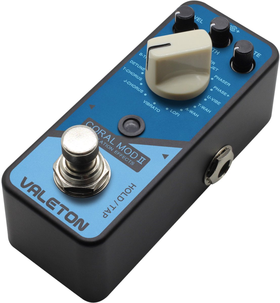 Valeton Coral Mod II mini effectpedaal met 16 modulatie effecten