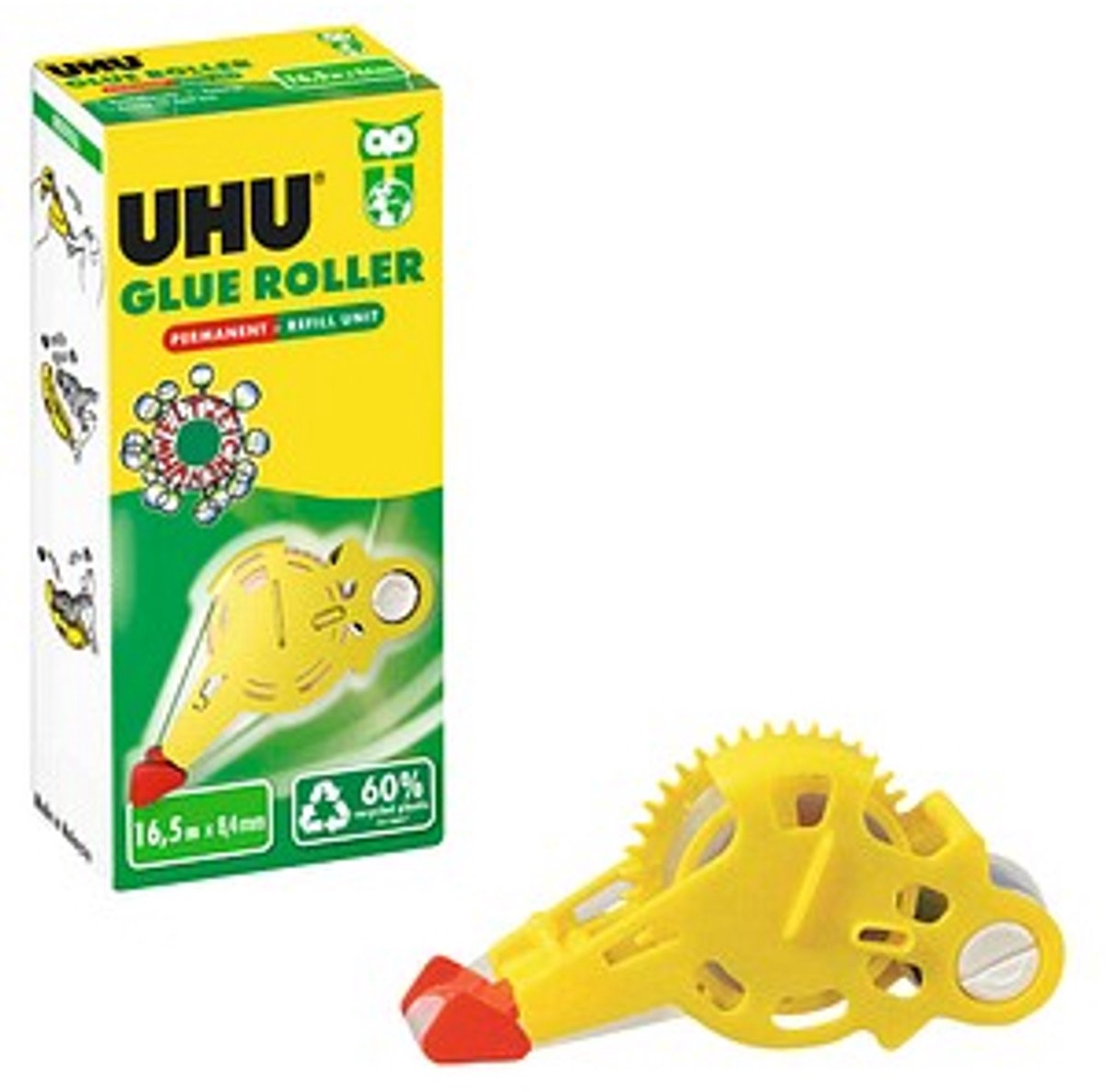 UHU Navullijmroller | Permanente Lijmroller Navulling 8,4 mm x 16,5 m | Voor Papier, Karton & Foto’s | 1 Stuk