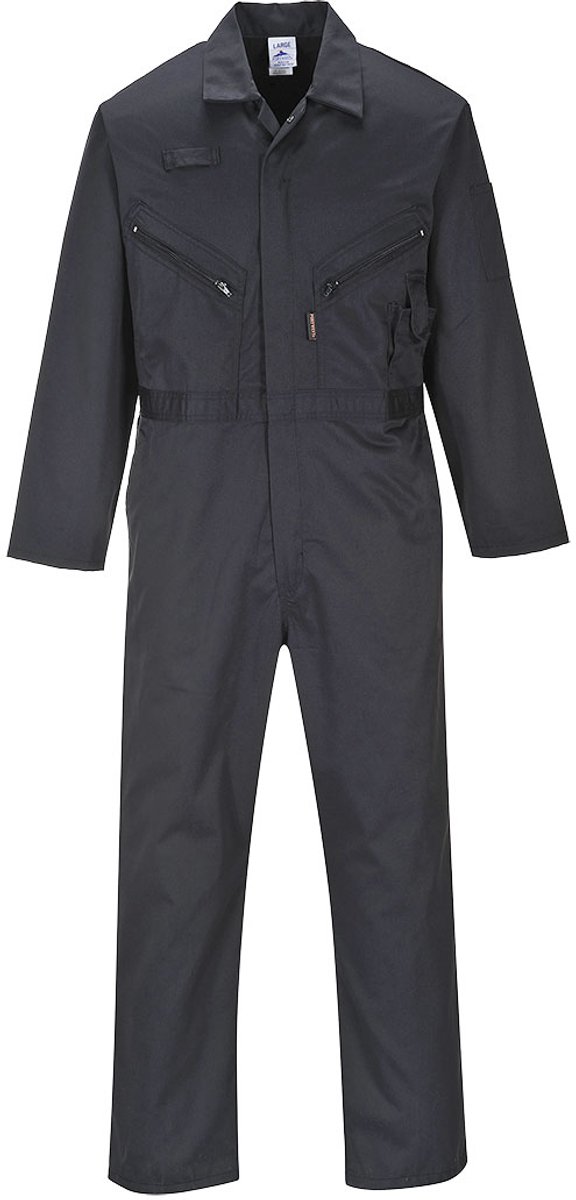 Portwest Liverpool-Rits Overall C813 - Zwart - XS