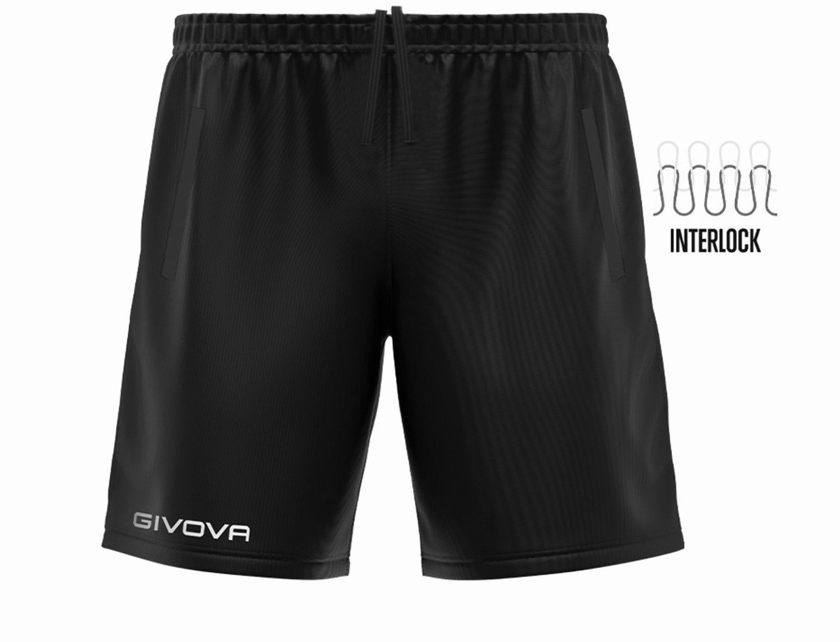 Sportbroekje Givova Pocket Zwart Zwart - M