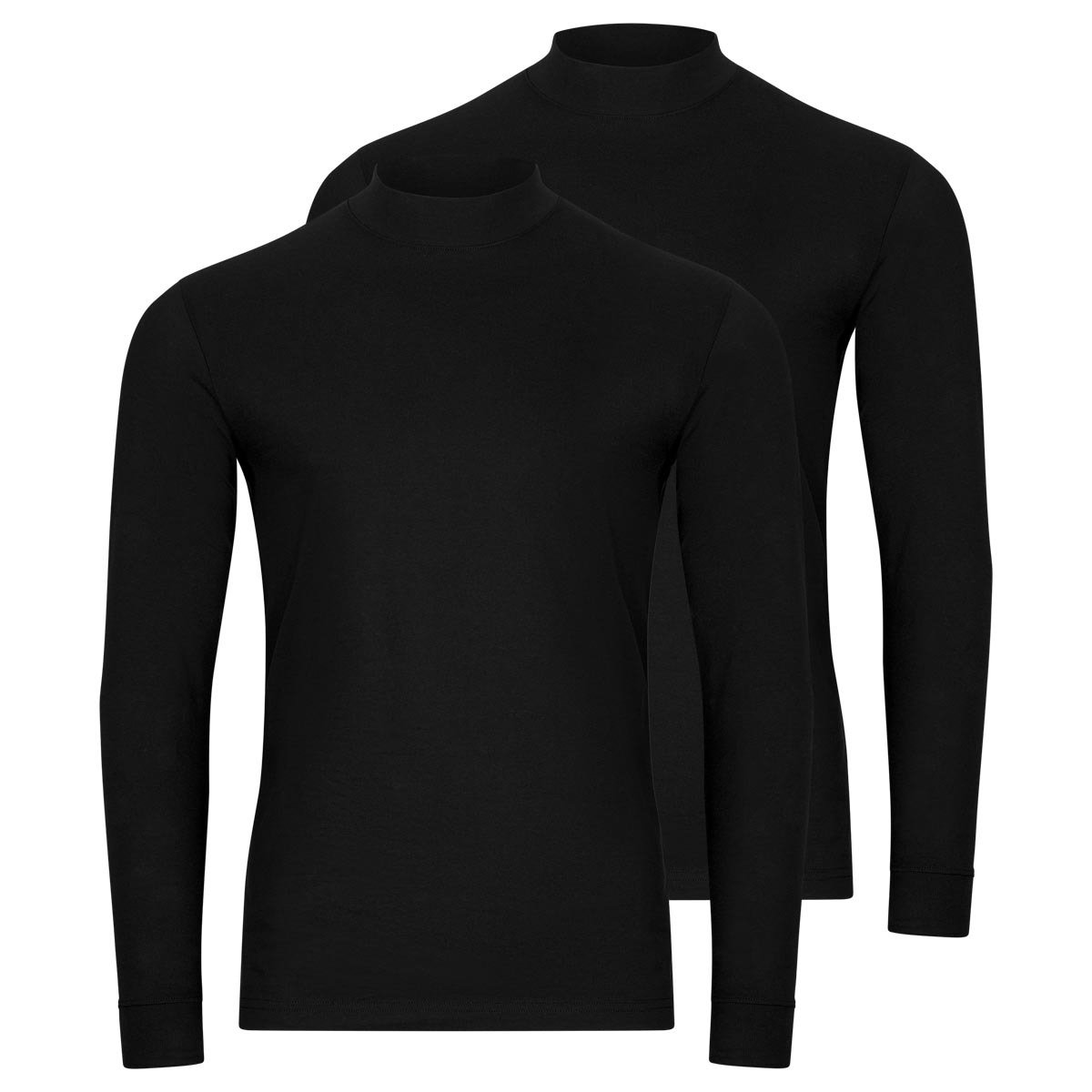 RAGMAN Heren longsleeve 2 pack Basic