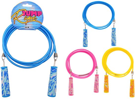 Springtouw De Luxe 220 cm - 1 stuk willekeurig geleverd
