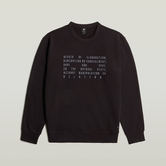 G-Star - Text graphic r sw - Heren - Sweaters