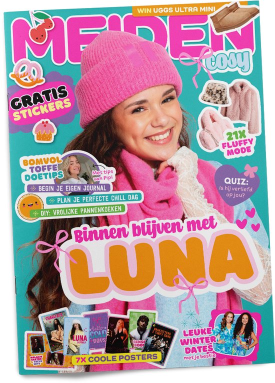 MEIDEN magazine Nr. 1-2026 - LUNA - Verzamelen - Quiz - Strips - Tijdschrift - Tijdschriften