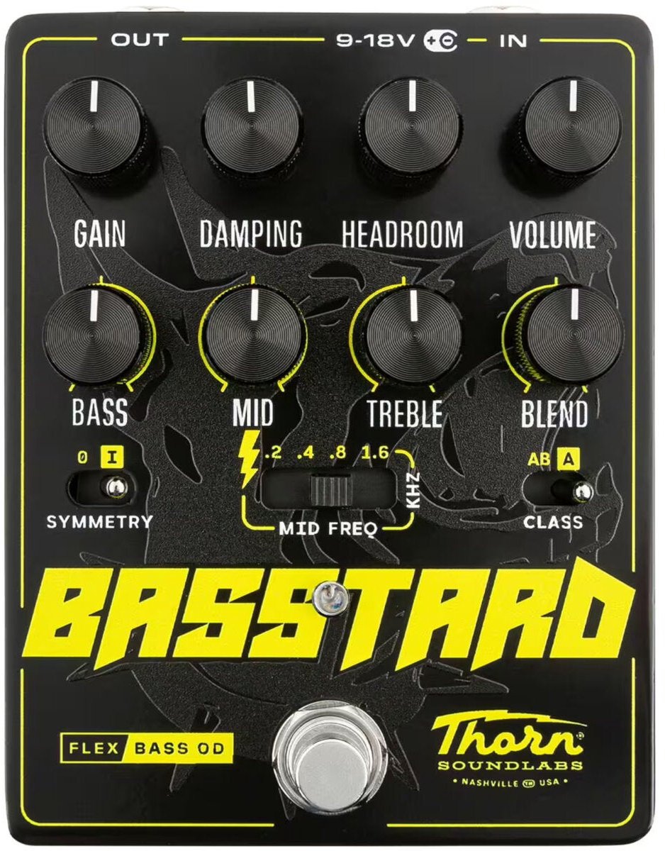 Thorn Soundlabs Basstard - Flex Bass Overdrive effectpedaal voor basgitaar