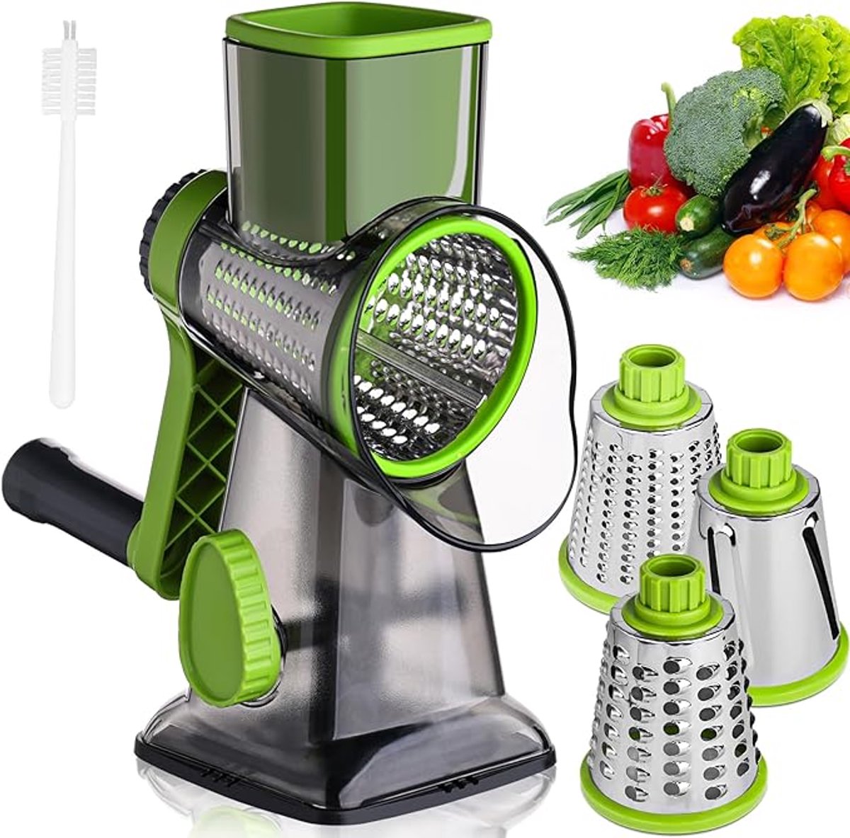 Mandoline Groentesnijder - Handaangedreven Groentesnijder - Handbediende Schommelende Kaassnijder