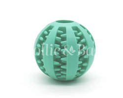 Beloningsbal - Snackbal Lekbal Voerbal - Interactief Spelen - Honden Speeltje - Tanden - Middelgrote en Grote Honden - Sterk - 7 Cm - Aqua
