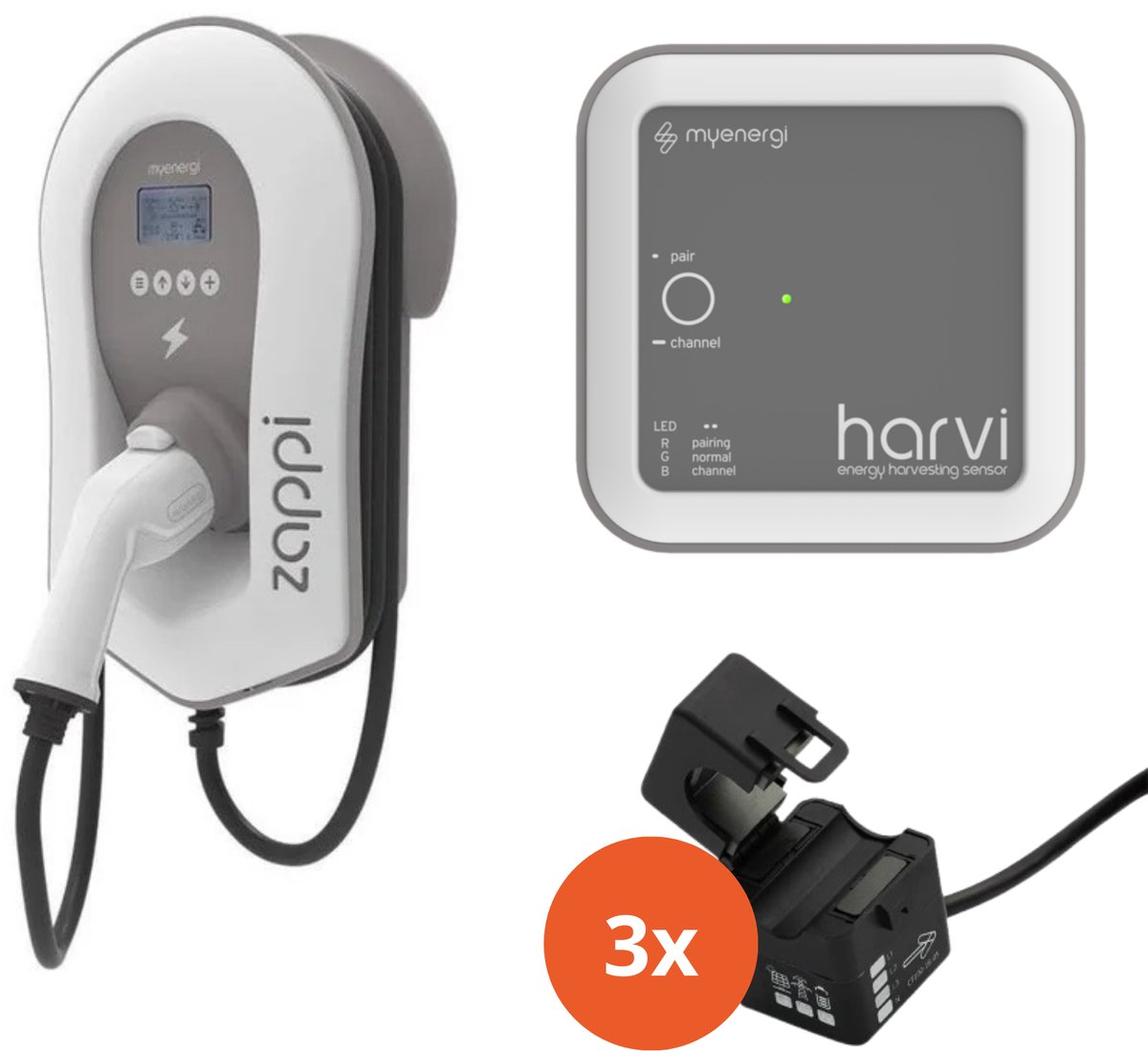 Myenergi Zappi V2.1 - Slimme 22kW Laadpaal - Wit