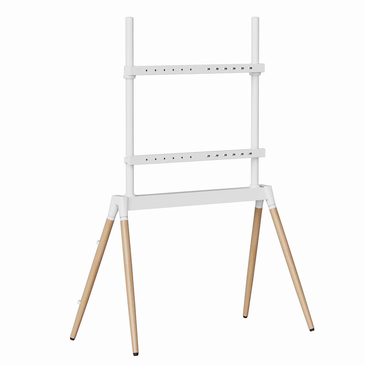 Gembird TV Vloerstandaard 55-86 inch Wit Hout